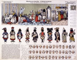Mademoiselle Chouchou - Try costumes for carnival: transformations. 19th century by French School