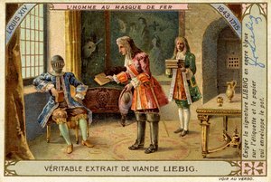 Man in the Iron Mask, Reign of Louis XIV, Liebig Card by French School