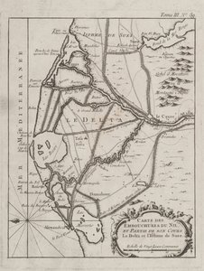 Map of the Nile Delta