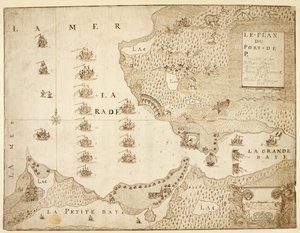 Map of the Port of Placentia, Canada by French School