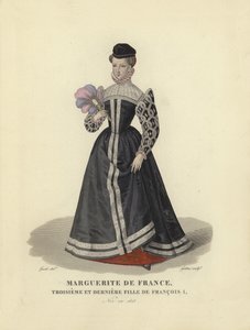 Margaret of France, third and youngest daughter of King Francis I of France by French School