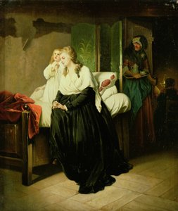 Marie Antoinette Departing to Her Execution (one of pair)