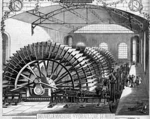 Marly hydraulic machine built by engineer Dufrayer