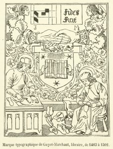 Typographic Mark of Guyot-Marchant, Bookseller, from 1483 to 1502 by French School