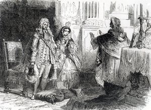 Marriage of Louis XIV and Madame de Maintenon by French School