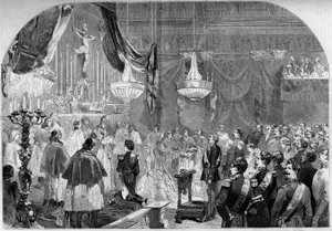 Marriage of Prince Napoleon (1822-1891) and Princess Clotilde of Savoy (1843-1911)