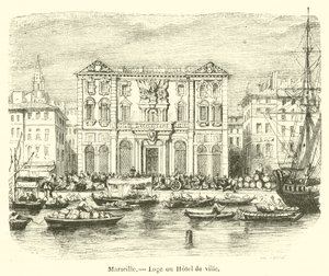 Marseille, Loge or City Hall by French School