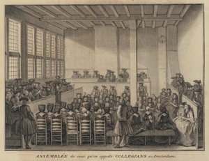 Meeting of Collegiants in Amsterdam, Netherlands by French School