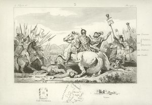 Merovech, King of the Salian Franks by French School