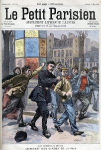 Miscellaneous fact: Assassination of a peacekeeper in Paris rue Vergniaud in 1900 - in 
