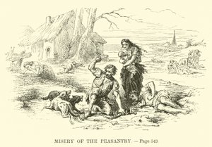 Misery of the Peasantry by French School