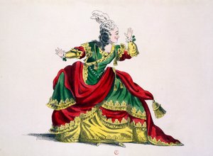 Miss Sainval as Zenobie in Zenobie and Rhadamisthe, facsimile by Guillaumot fils