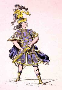 Monsieur Le Kain as Achilles, in Iphigenia in Aulis, by Jean Racine (1639-99) 1679 by French School