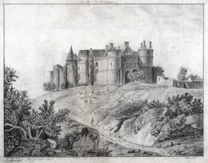Montargis Castle by French School