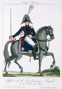 Mounted Officer of the Royal Gendarmerie of Paris, c.1790