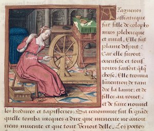 Arachne, from Vie des Femmes Celebres by French School