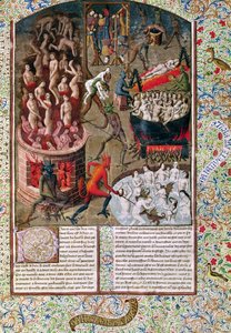 Hell, from the French translation of De Civitate Dei by St. Augustine of Hippo (354-430)