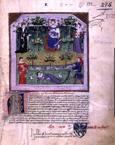 The Author Pretending to be Asleep Witnesses an Argument Between a Knight and a Bishop, from 