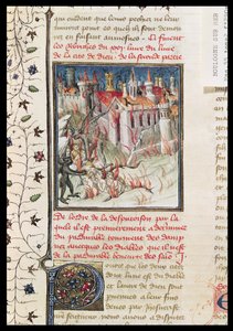 Hell, from De Civitate Dei by St. Augustine of Hippo (354-430) translated by Raoul de Presles, c.1400-50