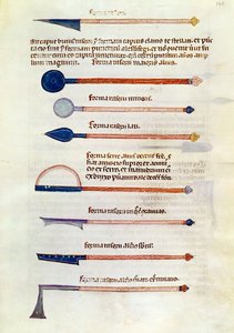 Surgical instruments from a treatise by Abul Qasim Kalaf ibn al-Abbas al Zahrawi by French School