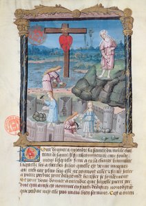The Construction of the Castle, Illustration from a Spiritual Treatise for Use of Lay People by Gabrielle de Bourbon by French School