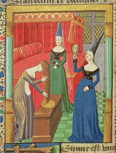 Feminine Vanities, from The Fall of Princes, by Giovanni Boccaccio, 1472