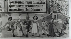 Pastoral Dance, from the Hours of Charles d