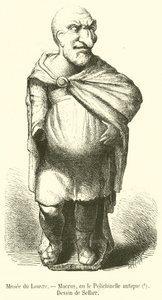 Louvre Museum, Maccus, or the Ancient Punchinello (engraving) by French School