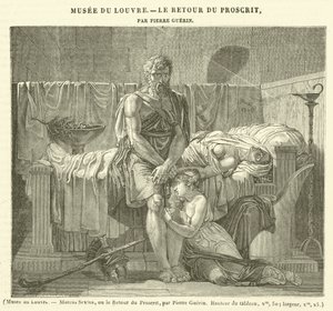 Louvre Museum, Marcus Sextus, or the Return of the Proscribed by French School
