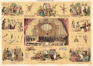 Musical instruments by French School