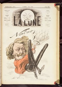 Title page of La Lune, published June 1867
