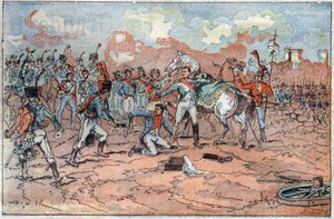Napoleon I, Wounded in Front of Regensburg