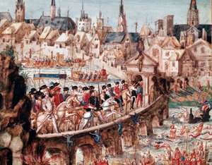 Nautical Shows Organized by the City of Rouen on the Occasion of the Royal Entrance of King Henry II and Catherine de Medicis on October 1, 1550