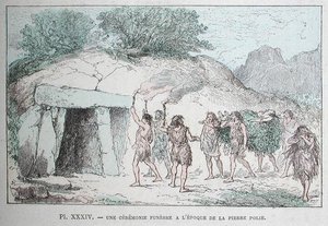 Neolithic Funeral Rite, illustration from 