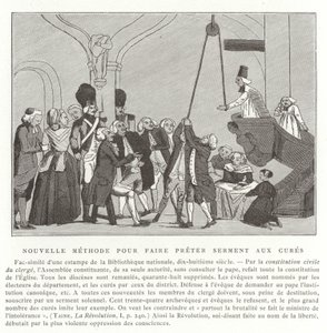New Method of Administering Oaths to Priests, French Revolution by French School