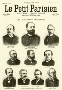 New Ministers of the French Government by French School