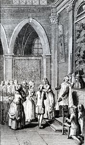 Obedience, illustration from La Vie de Mon Pere by Restif de la Bretonne