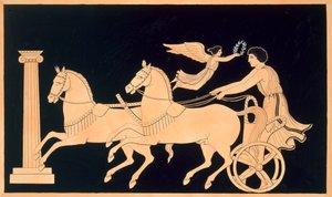 Olympian charioteer crowned with a laurel wreath, published 1808-10