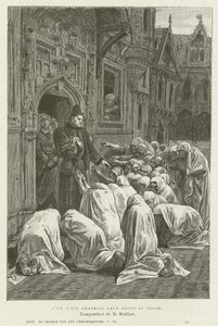 One of Them Confessed Their Guilt and Sin by French School