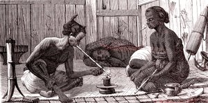 Opium Smokers in Malaysia