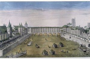 Optical View of Paris: Le Pont au Change by French School