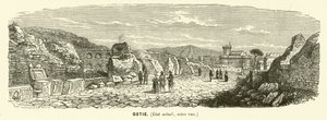 Ostia, seaport of ancient Rome, Italy by French School