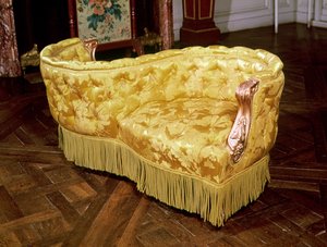 Padded Love Seat, Napoleon III Period