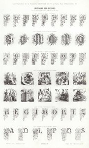 Page from Vignettes Typographiques by French School