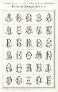 Page from Vignettes Typographiques by French School