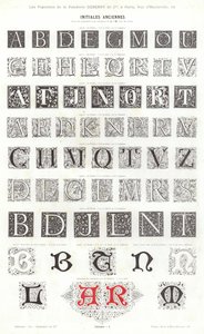 Page from Vignettes Typographiques by French School