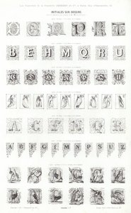 Page from Vignettes Typographiques by French School