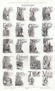 Page from Vignettes Typographiques by French School
