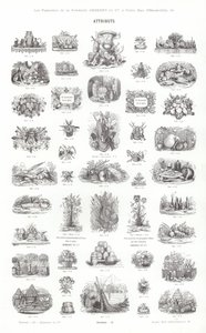 Page from Vignettes Typographiques by French School