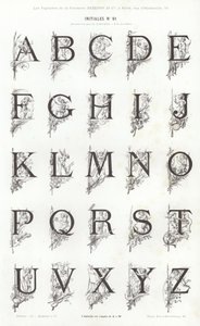 Page from Vignettes Typographiques by French School